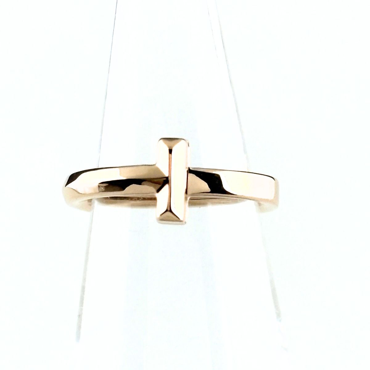 Tiffany & Co T One Narrow Ring PG Pink Gold