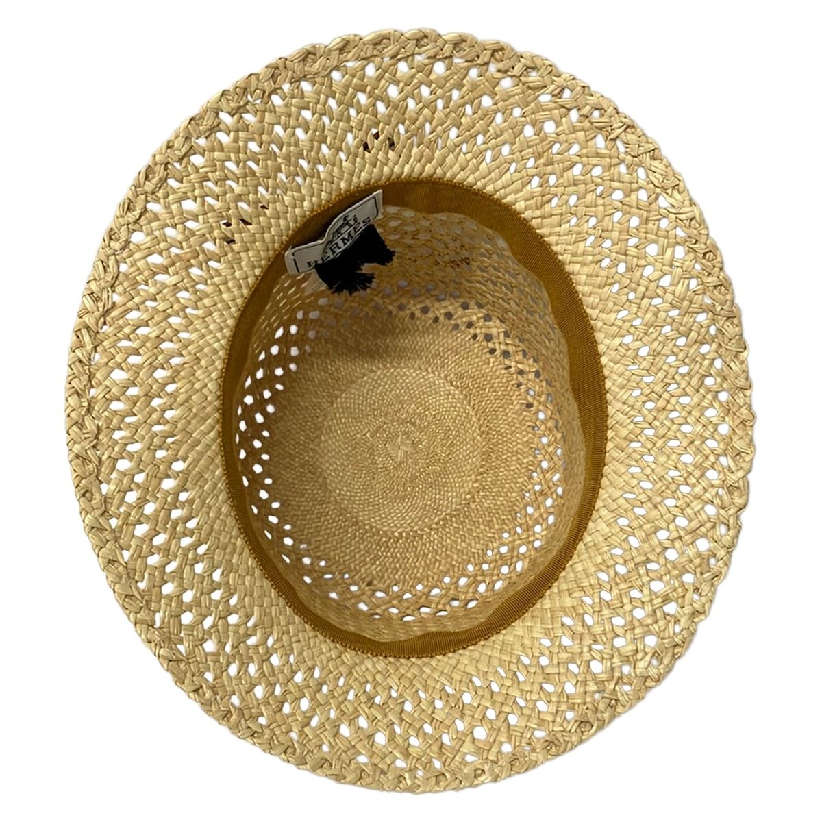 Hermes Hat 58 Beige Straw — view 3