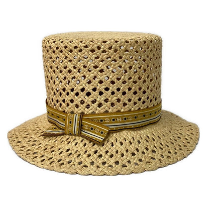 Hermes Hat 58 Beige Straw — view 2