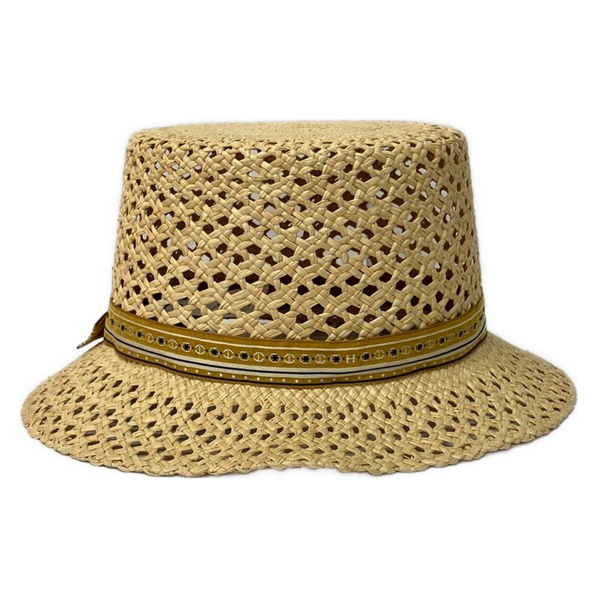 Hermes Hat 58 Beige Straw