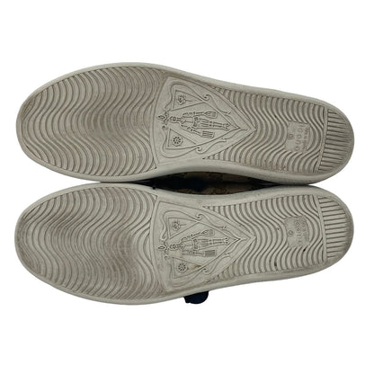Gucci Sneakers 37.5 GG Pattern Beige Dark Brown Leather — view 4