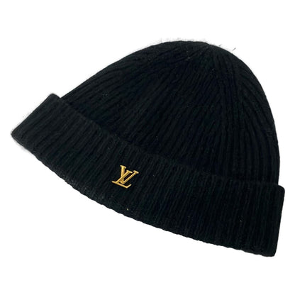 Louis Vuitton Knit Hat Black Cashmere