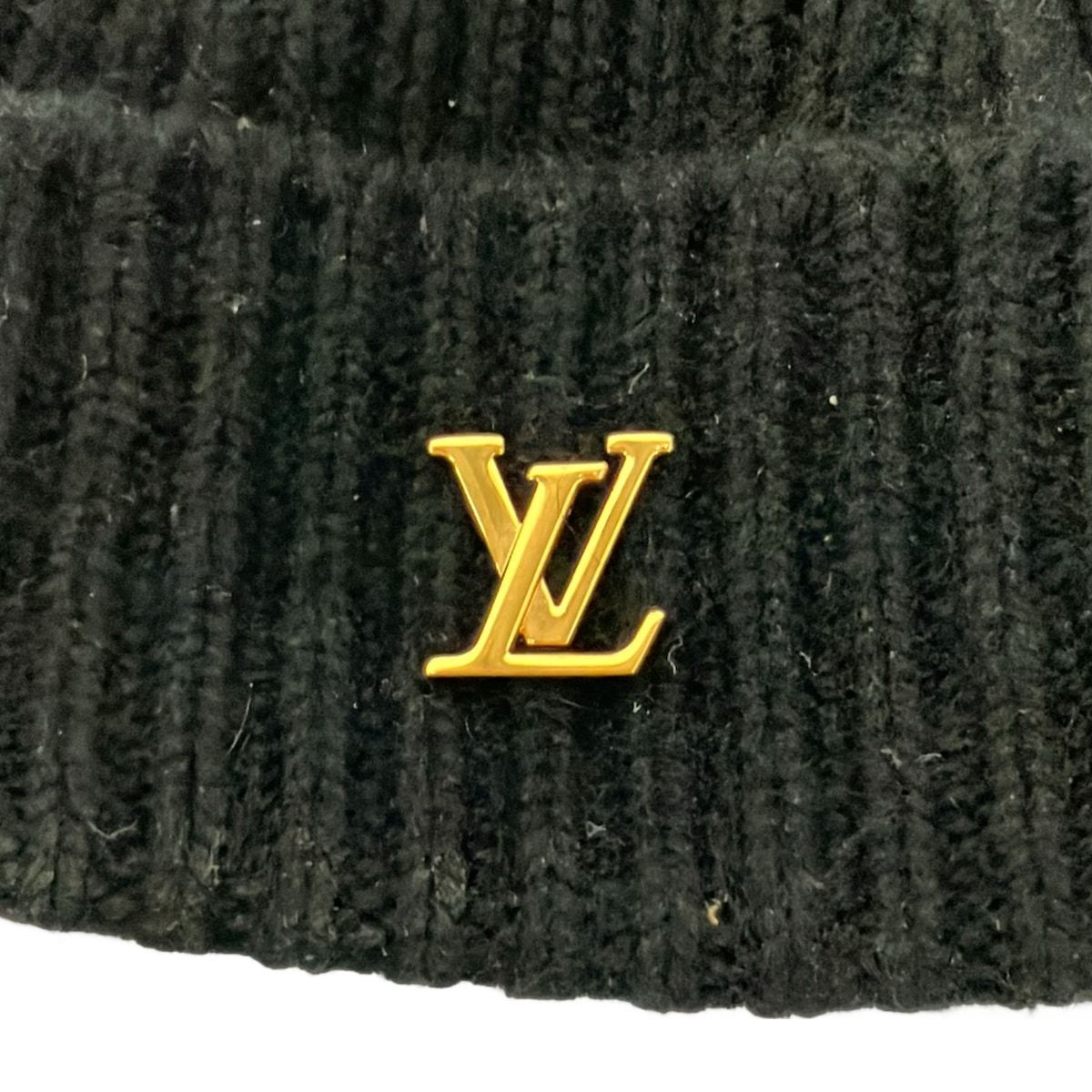 Louis Vuitton Knit Hat Black Cashmere — view 3