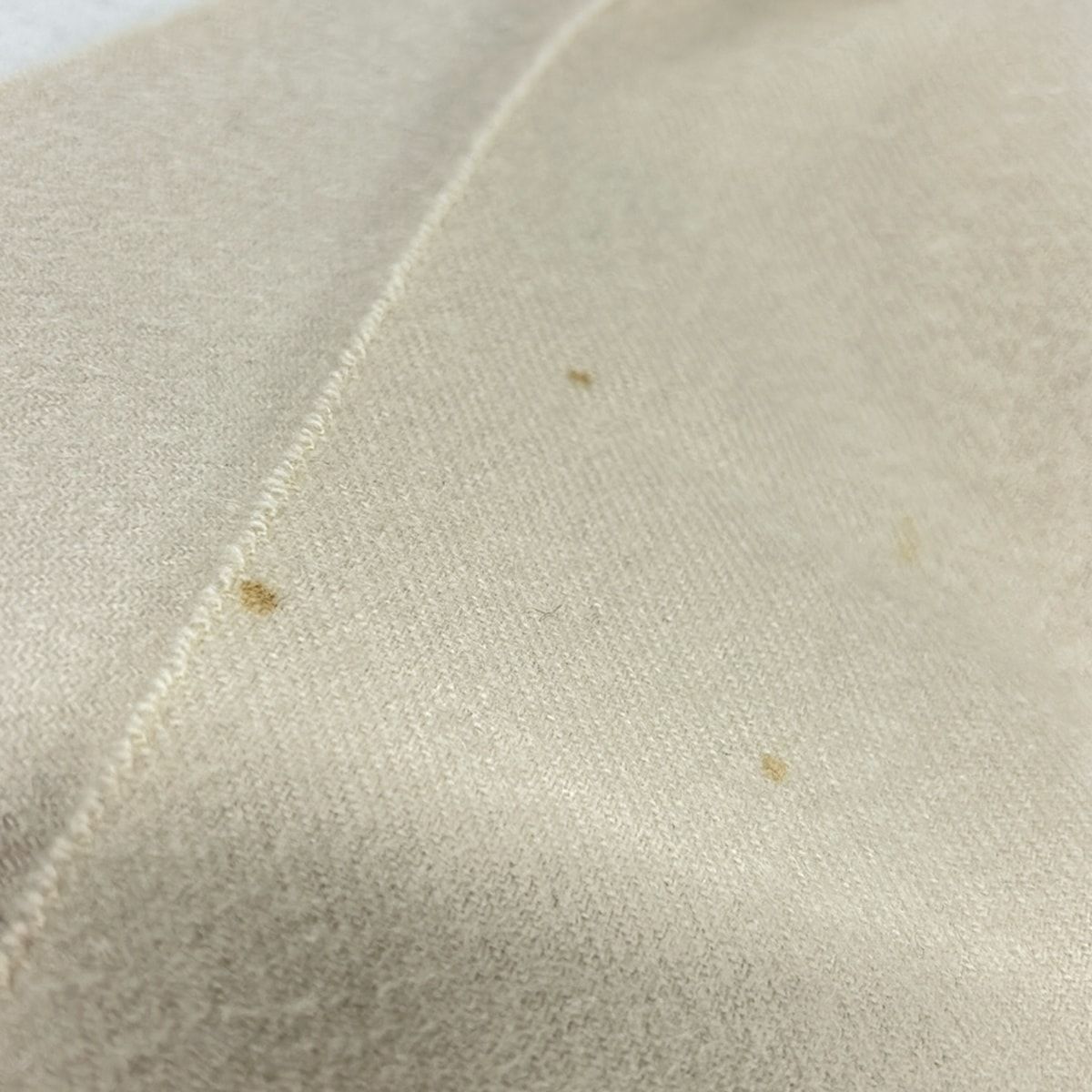 Hermes Scarf Recto Verso Ivory Cashmere — view 4