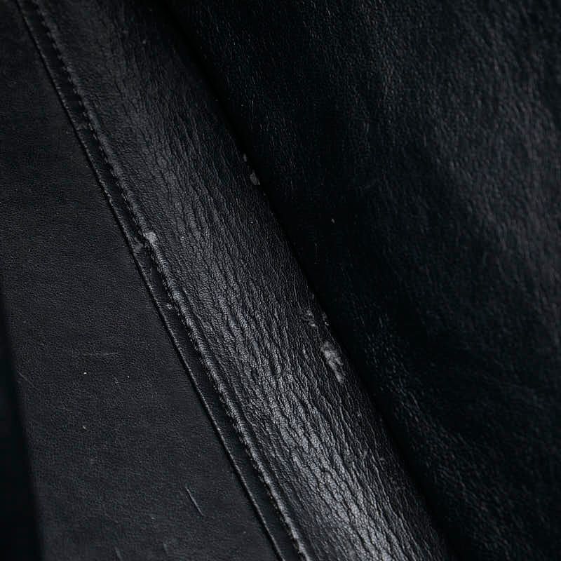 Celine Trapeze 2-Way Shoulder Bag Black Gray Navy Leather Suede — view 5