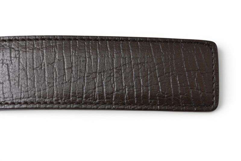 Gucci Belt 95 Leather Sherry Line Dark Brown Green Red — view 4