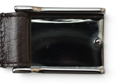 Gucci Belt 95 Leather Sherry Line Dark Brown Green Red — view 6