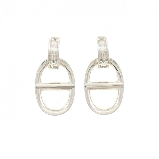 Hermes 925 Earrings Silver
