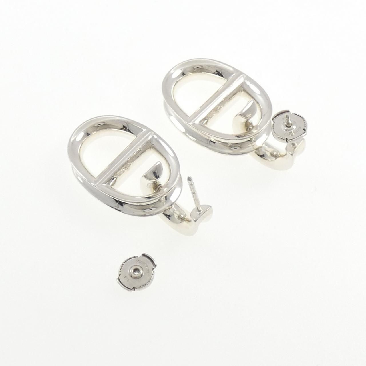 Hermes 925 Earrings Silver — view 3