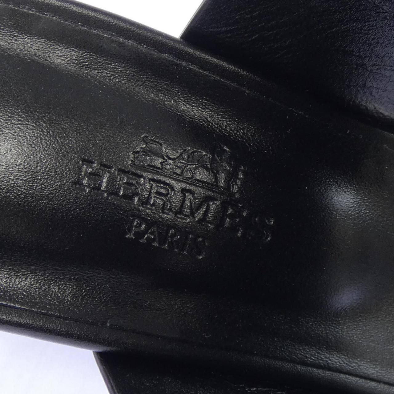 Hermes Glenan Sandals Black — view 6
