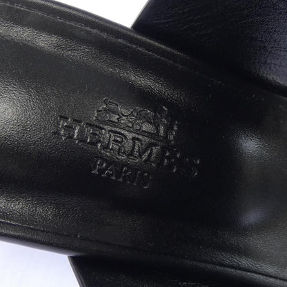 Hermes Glenan Sandals Black — view 6
