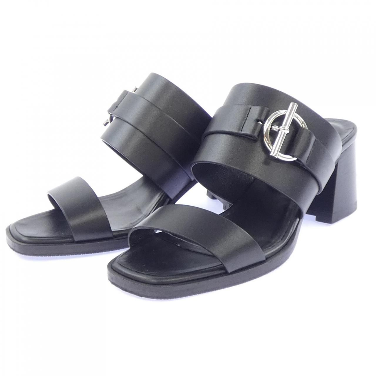 Hermes Glenan Sandals Black — view 3