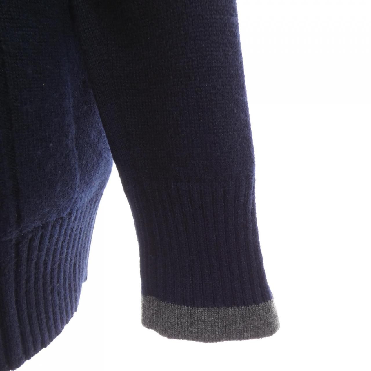 Chanel Long Cardigan Navy — view 7