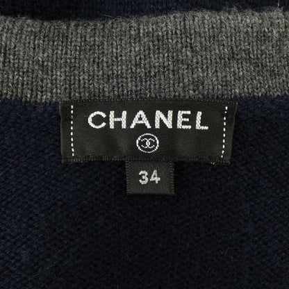 Chanel Long Cardigan Navy — view 5