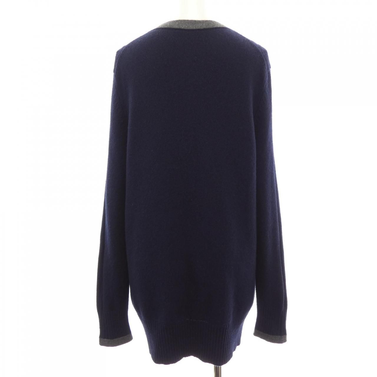 Chanel Long Cardigan Navy — view 2