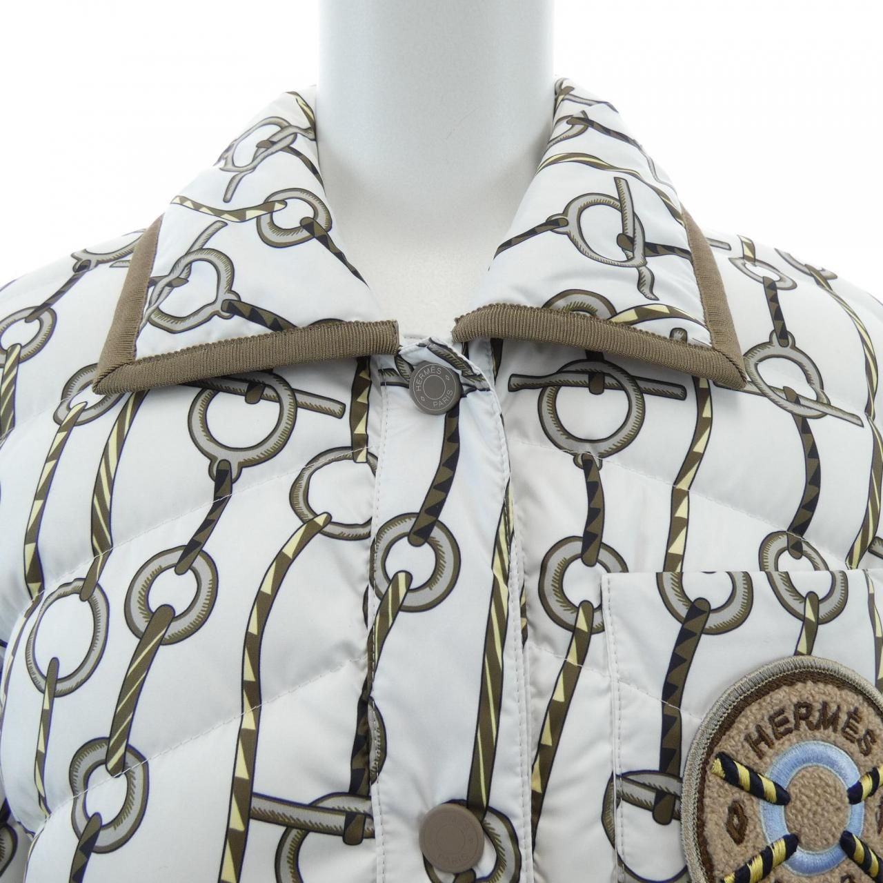Hermes Figure Artistique Corde Down Jacket — view 5