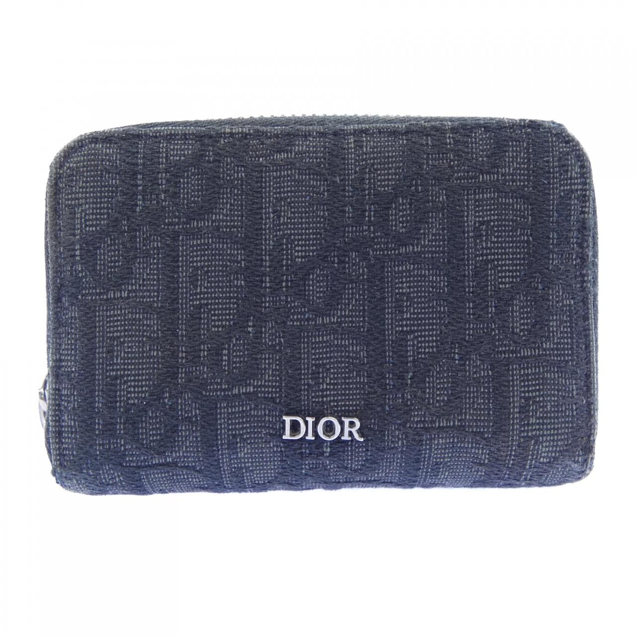 Dior Card Case Card Holders Black