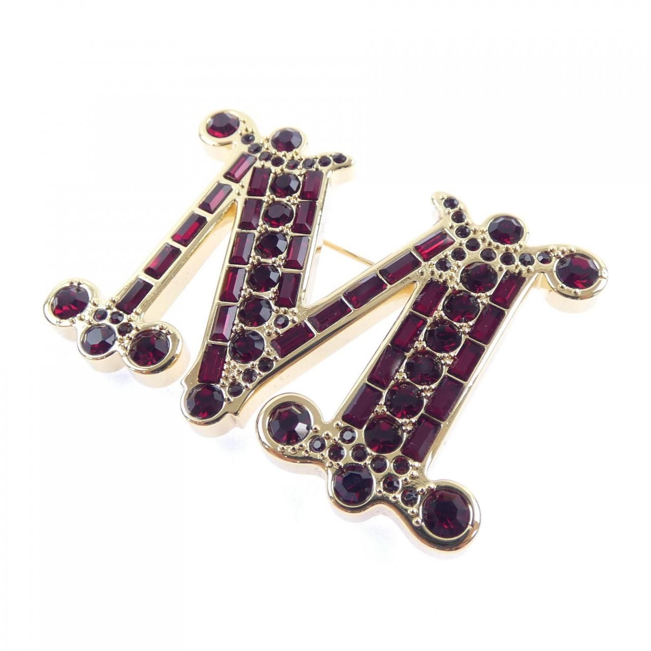 Max Mara Brooch Gold