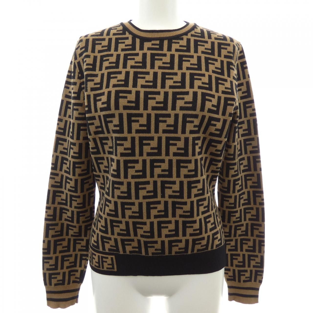 Fendi FF Motif Knit Sweater