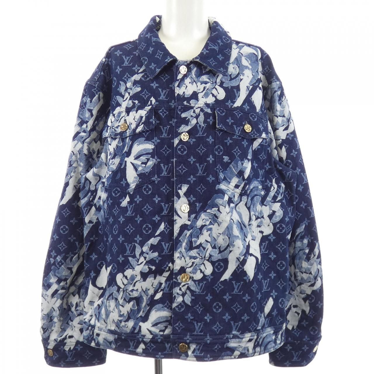 Louis Vuitton Monogram Printed Denim Jacket