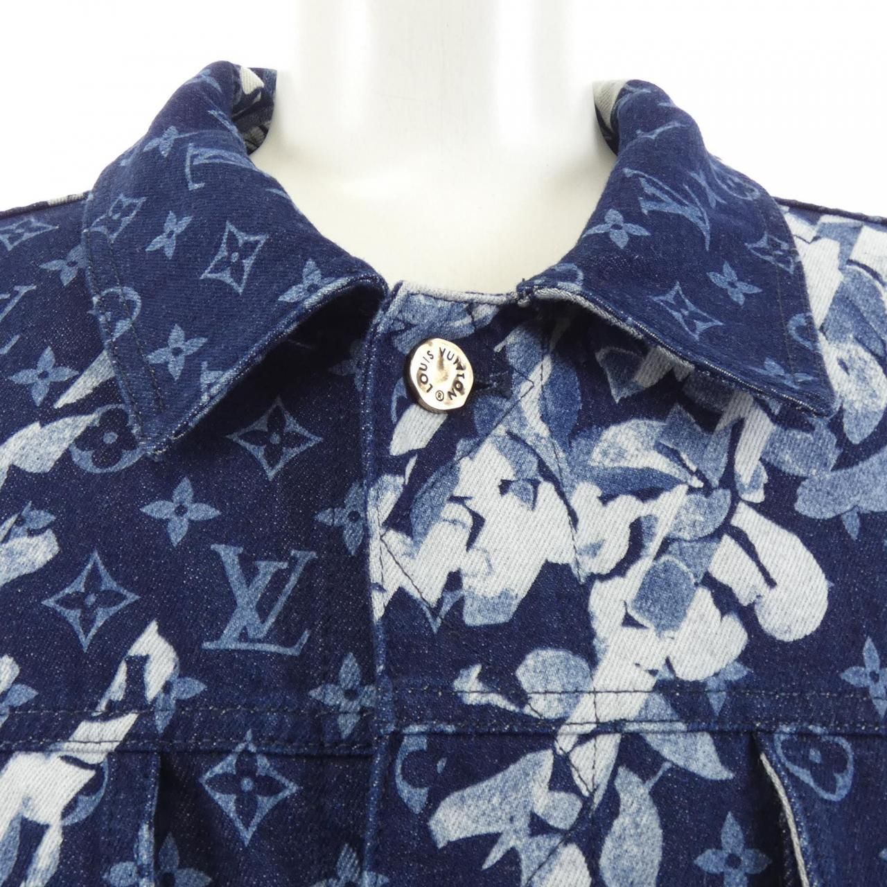Louis Vuitton Monogram Printed Denim Jacket — view 5