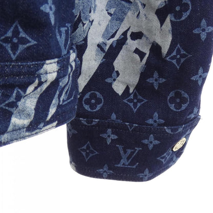 Louis Vuitton Monogram Printed Denim Jacket — view 6