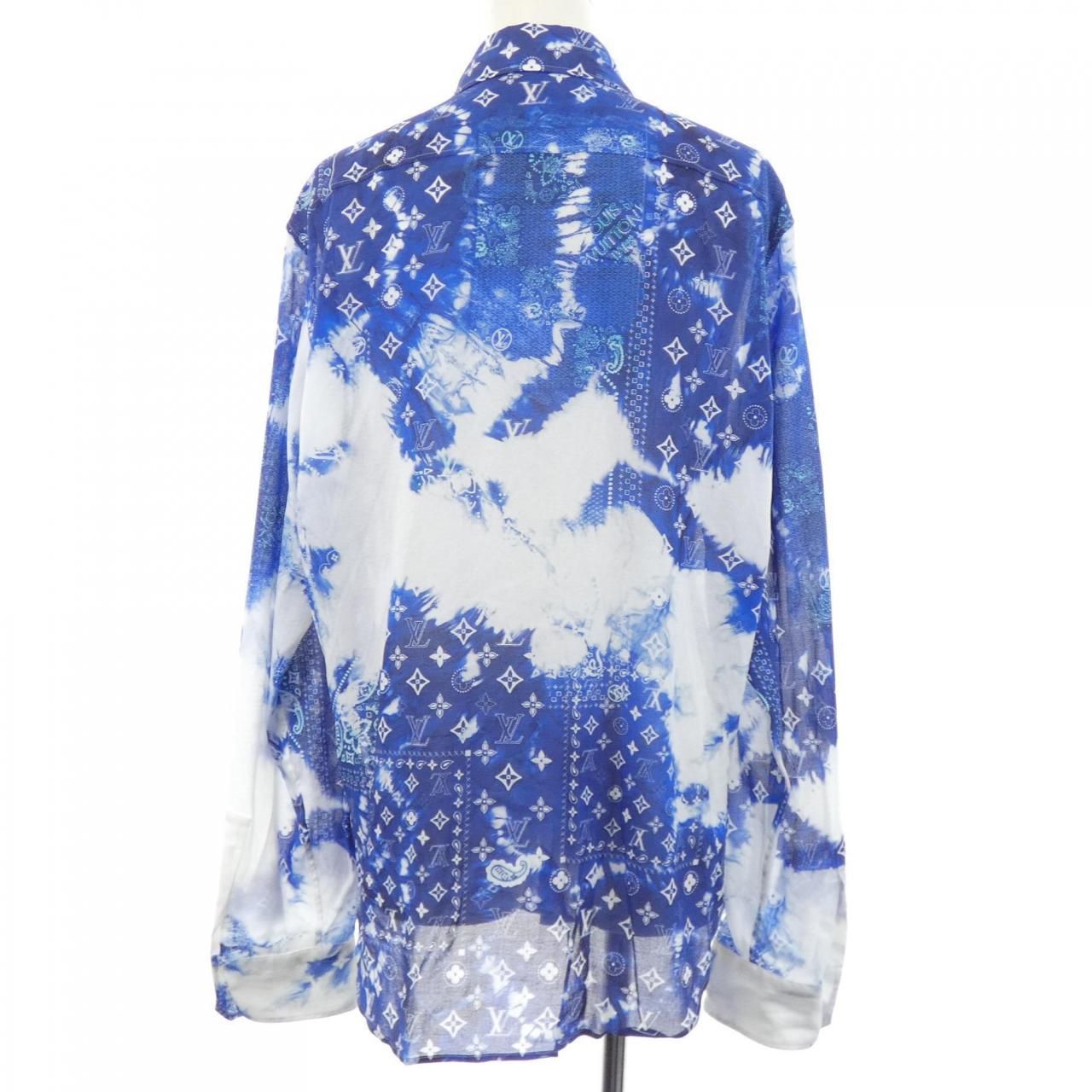 Louis Vuitton Monogram Bandana Hook Detail Long Sleeve Shirt — view 2