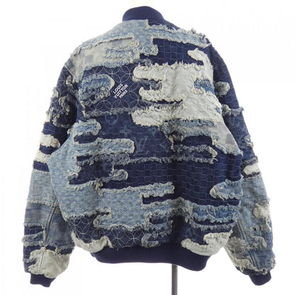 Louis Vuitton Patchwork Denim Bomber Jacket — view 2