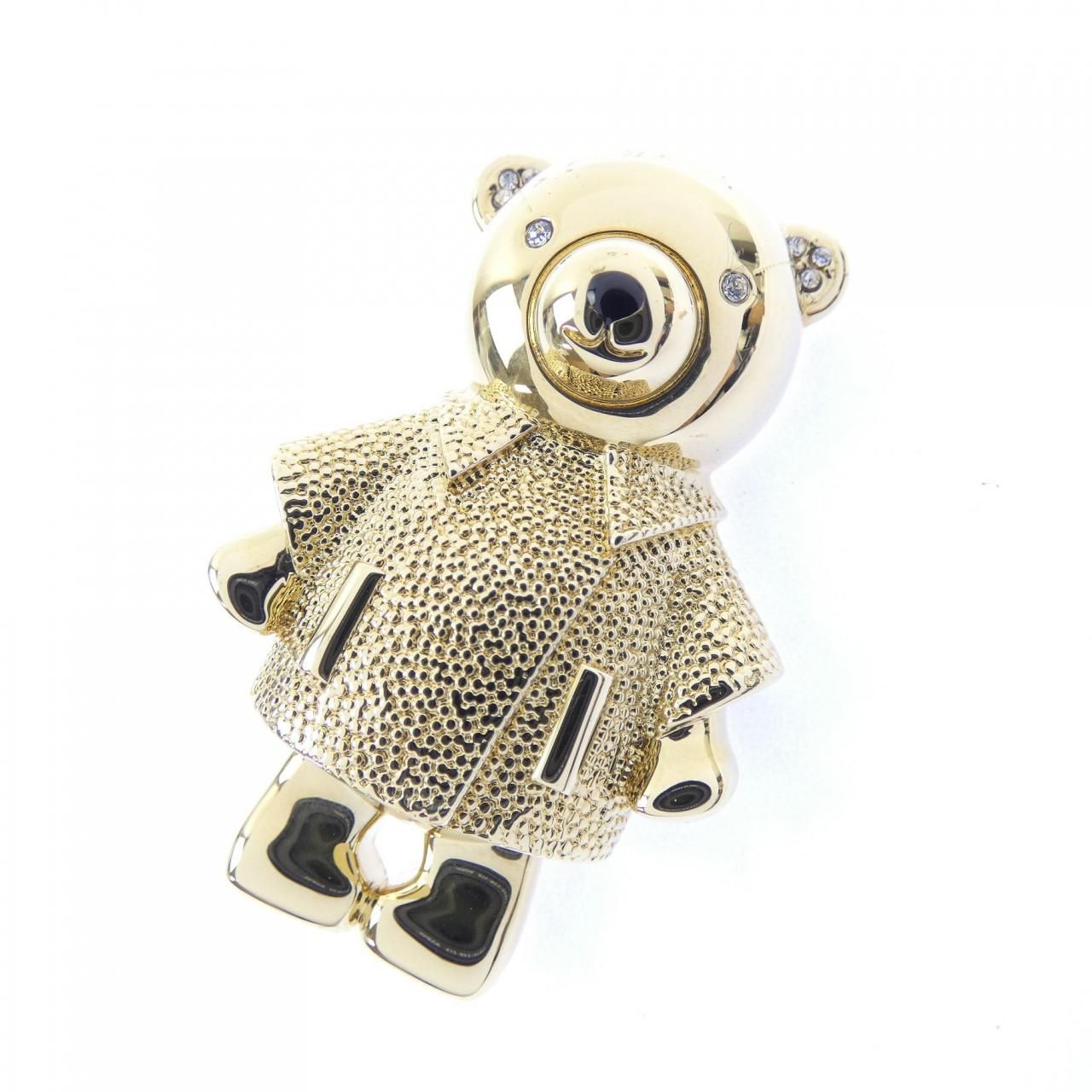 Max Mara Brooch Gold