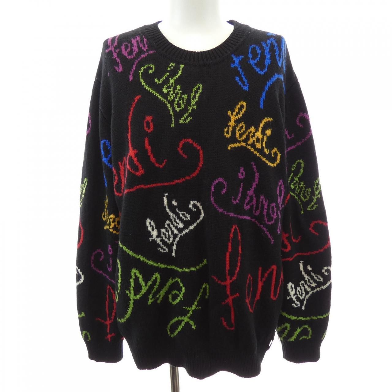 Fendi Knit Sweater Black