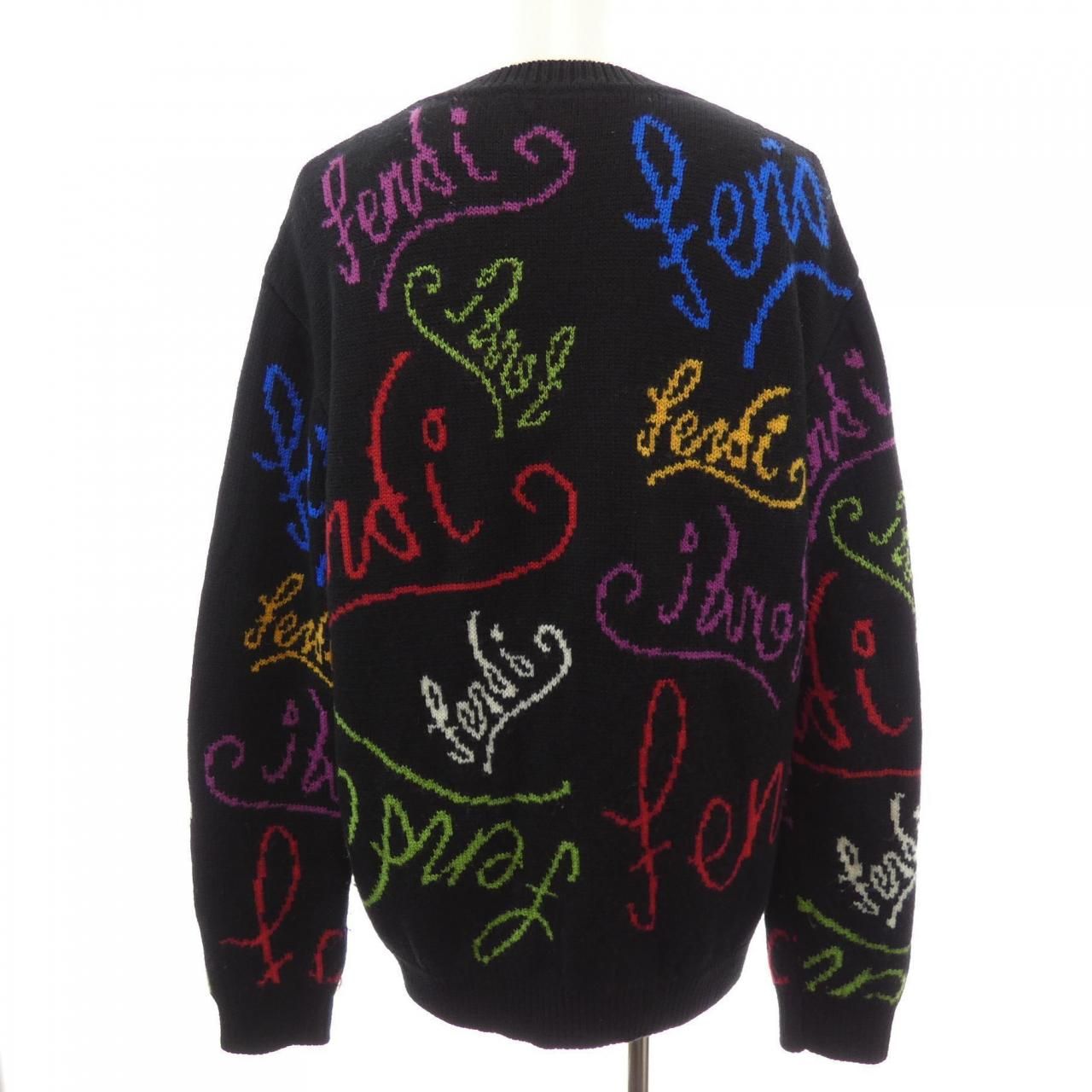 Fendi Knit Sweater Black — view 2
