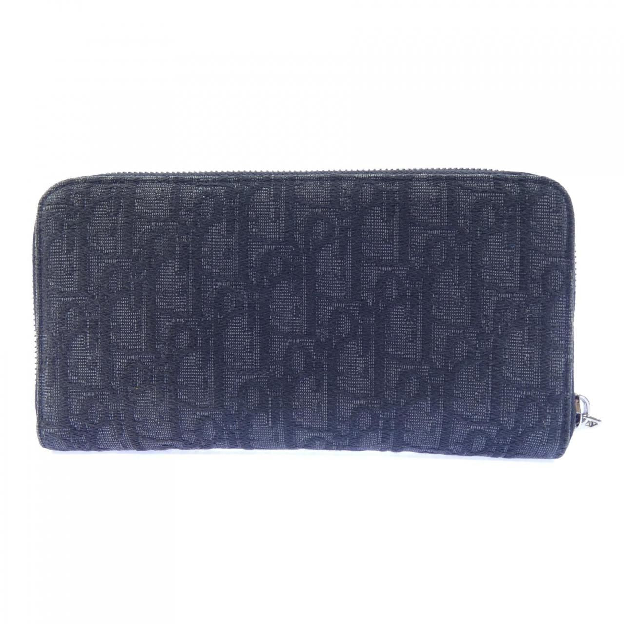 Dior Oblique Jacquard Long Zip Wallet — view 2