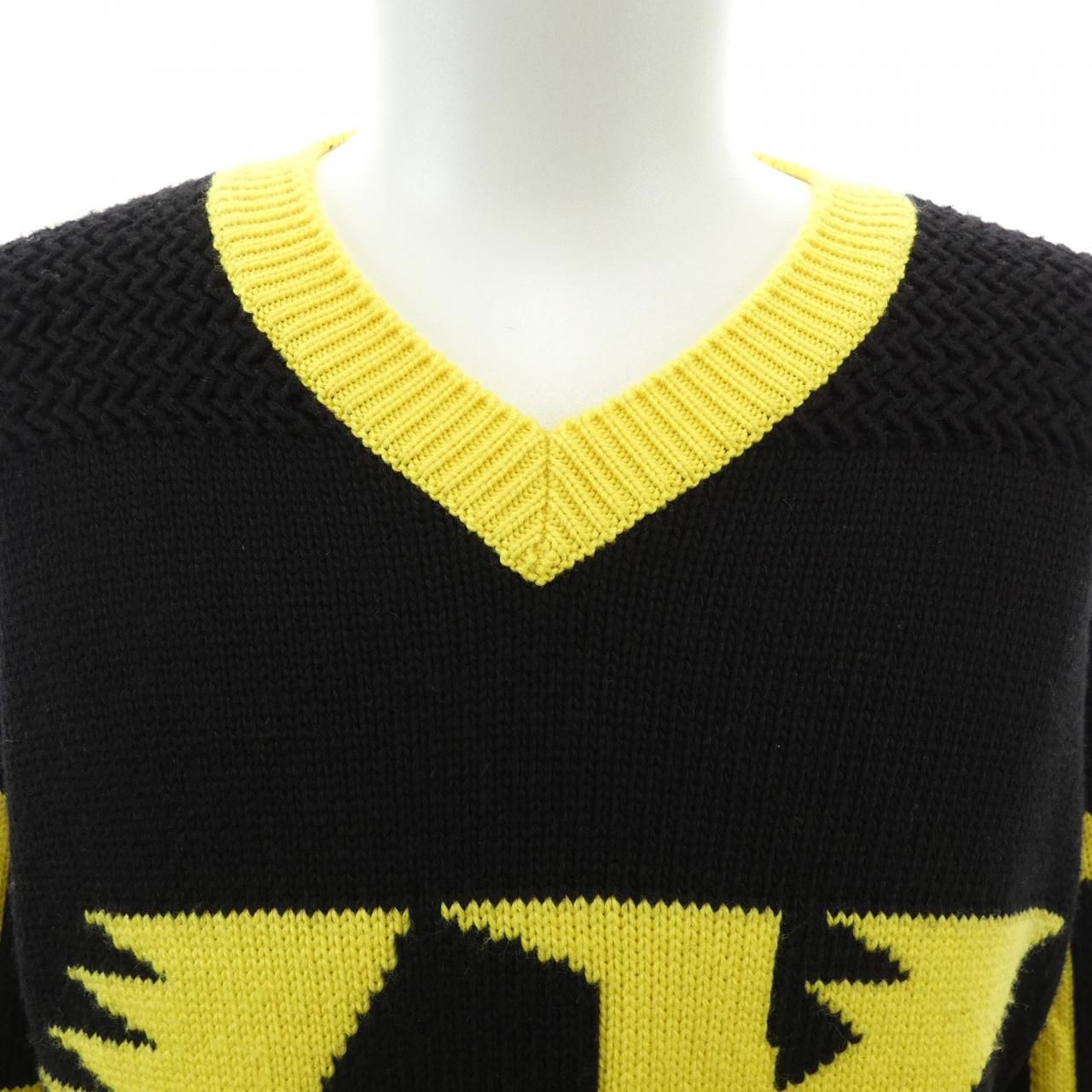 Louis Vuitton Intarsia Football T-Shirt Knit Sweater — view 5