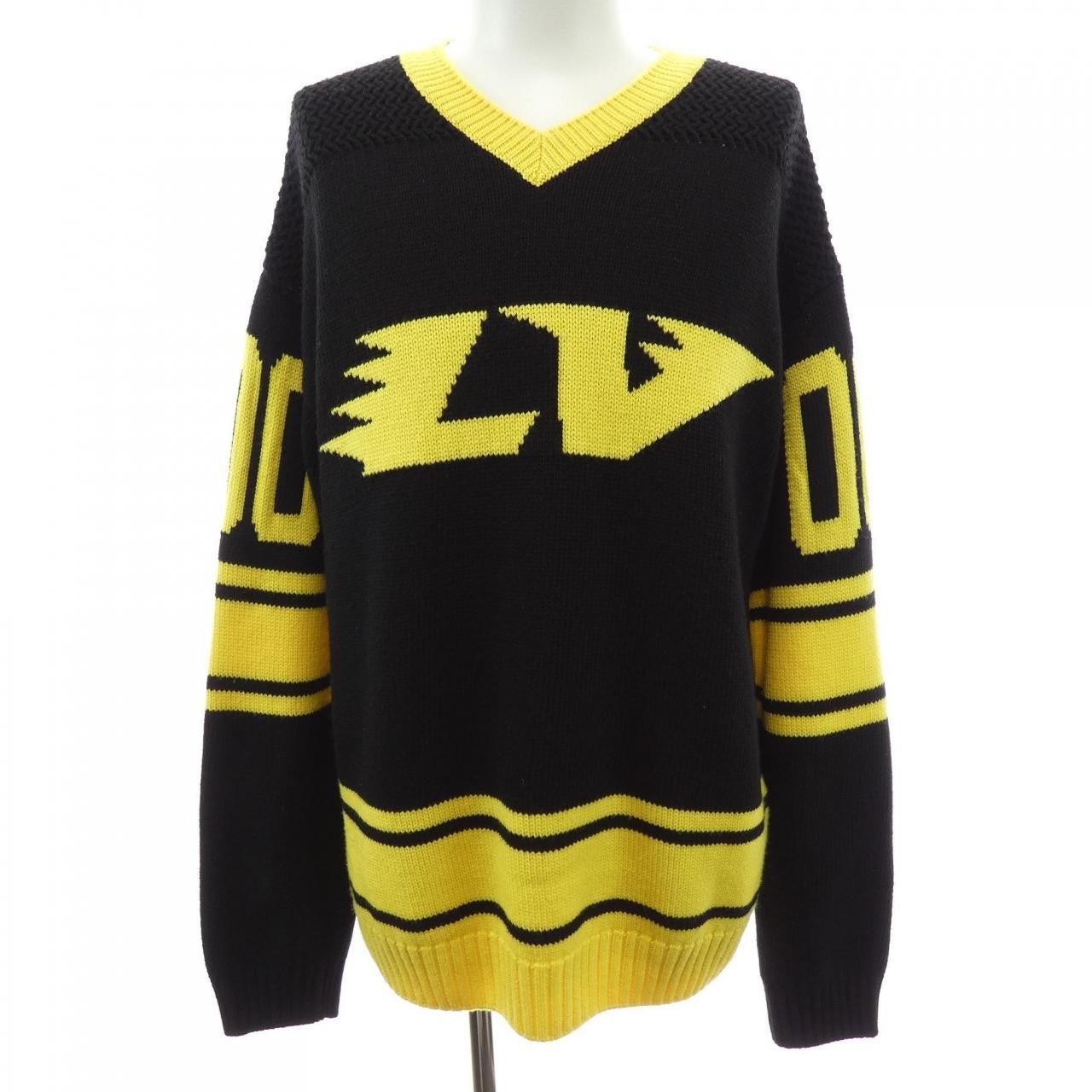 Louis Vuitton Intarsia Football T-Shirt Knit Sweater
