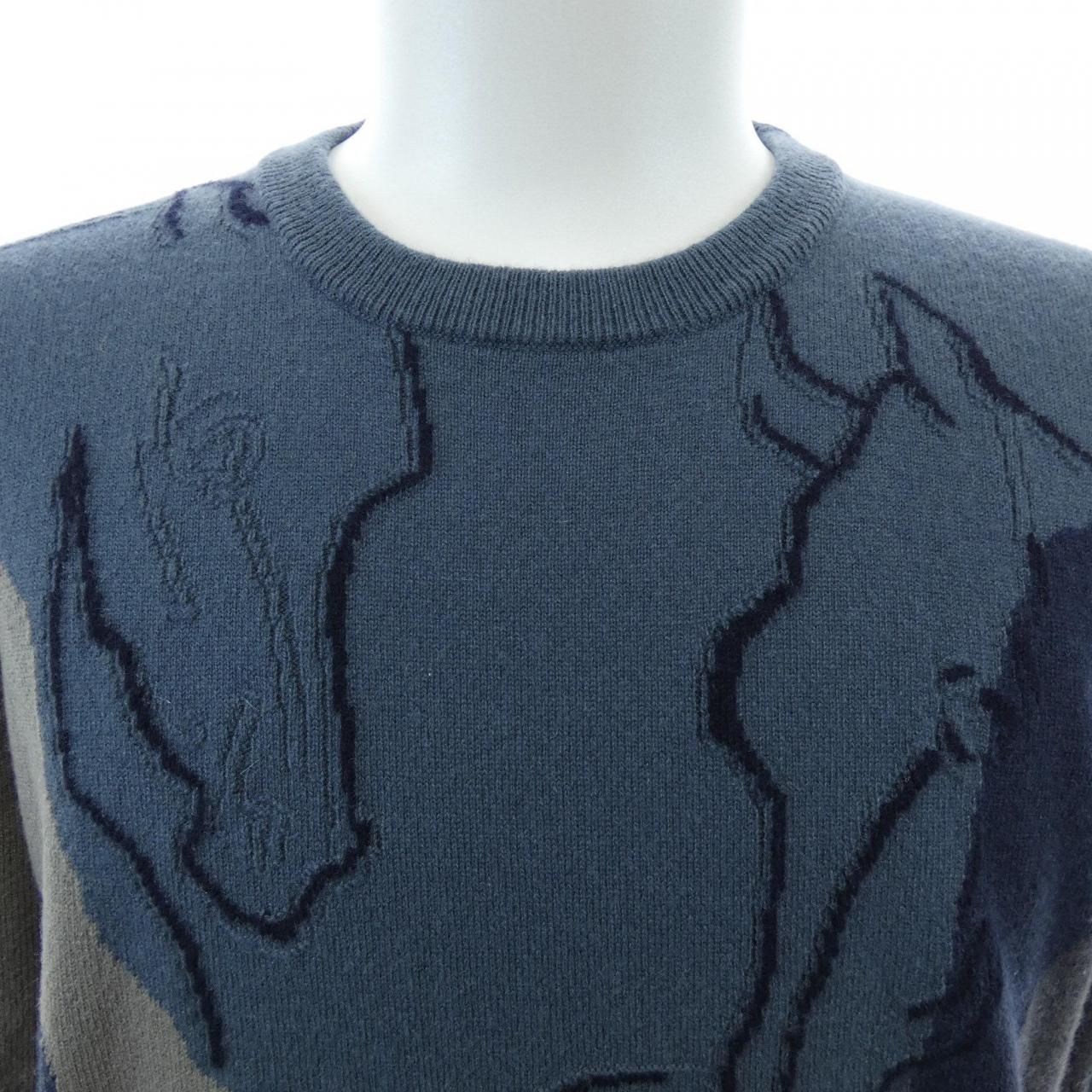 Hermes Knit Sweater Gray — view 5