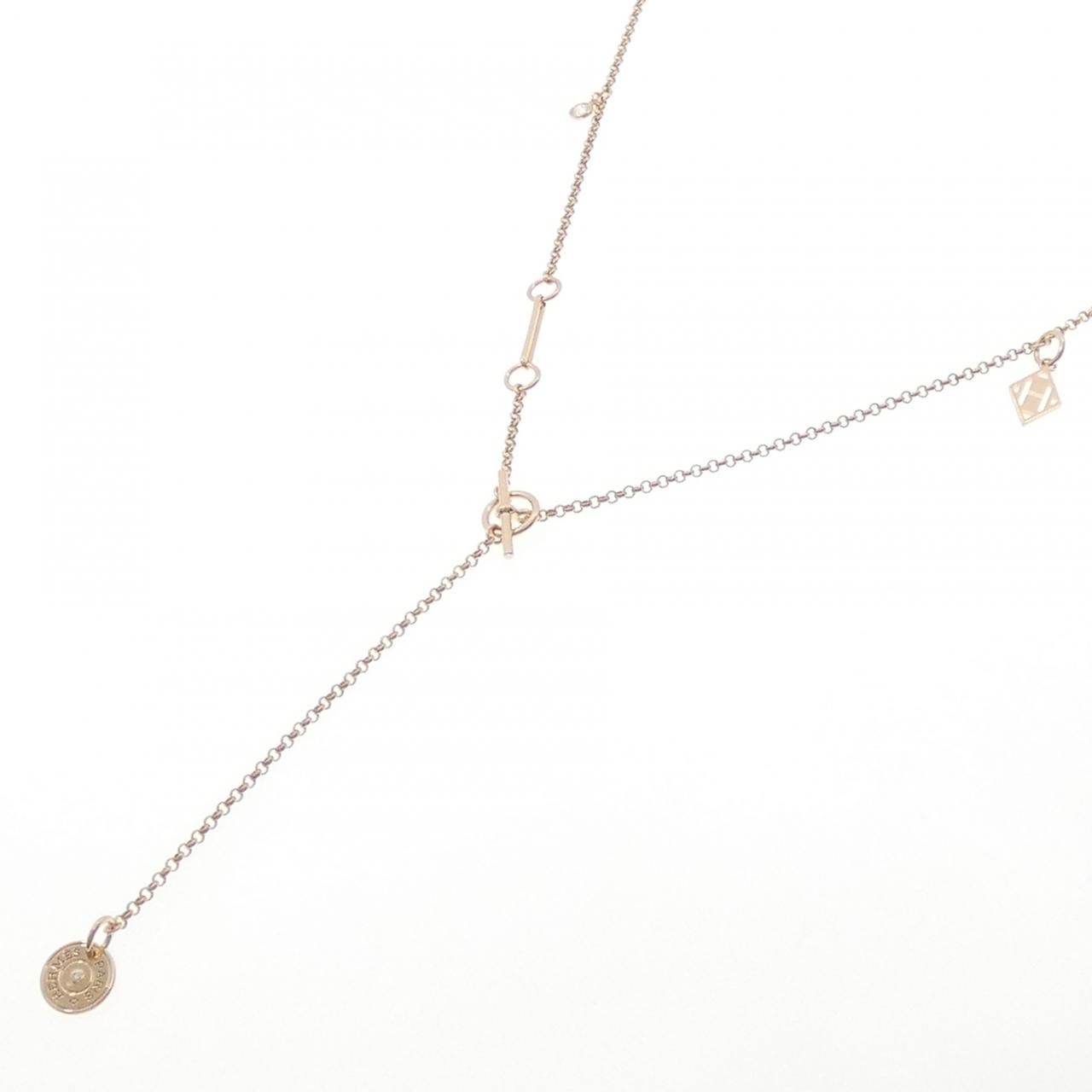Hermes Gambard Necklace Gold — view 2