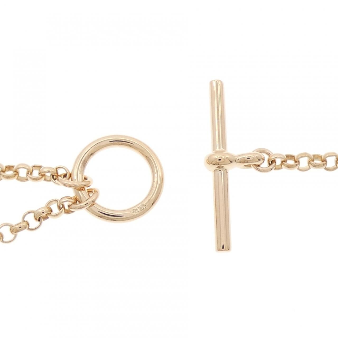 Hermes Gambard Necklace Gold — view 8