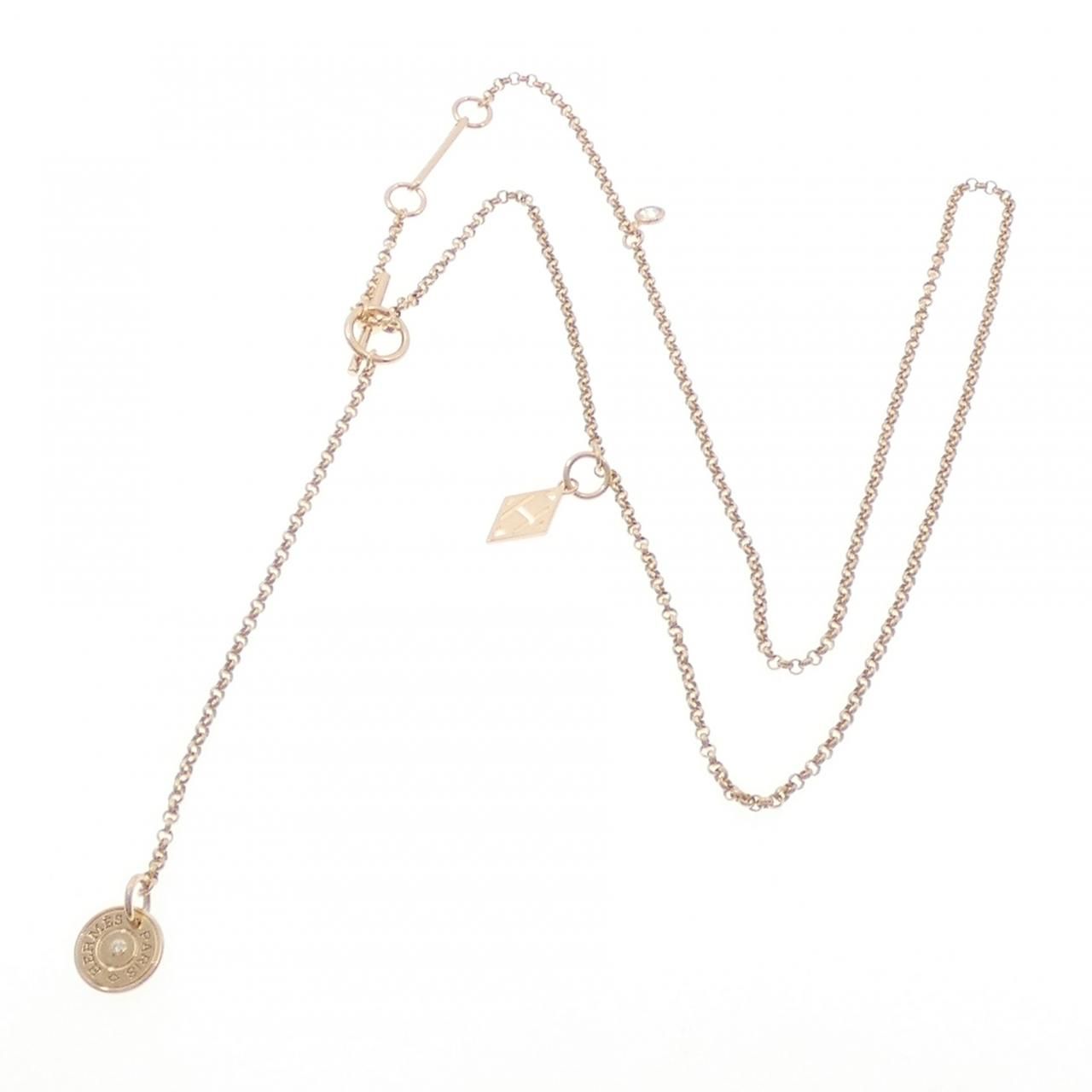 Hermes Gambard Necklace Gold — view 9