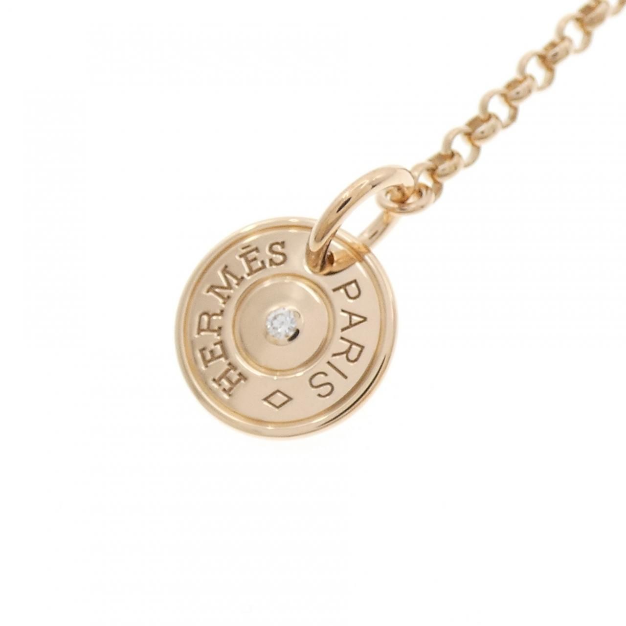 Hermes Gambard Necklace Gold — view 3