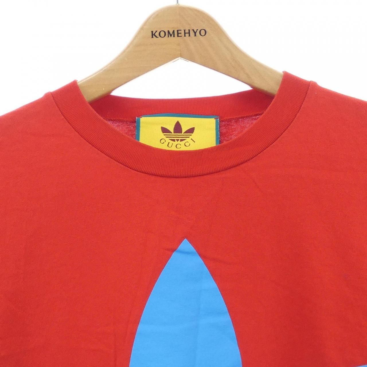 Gucci Adidas T-Shirt Green — view 5