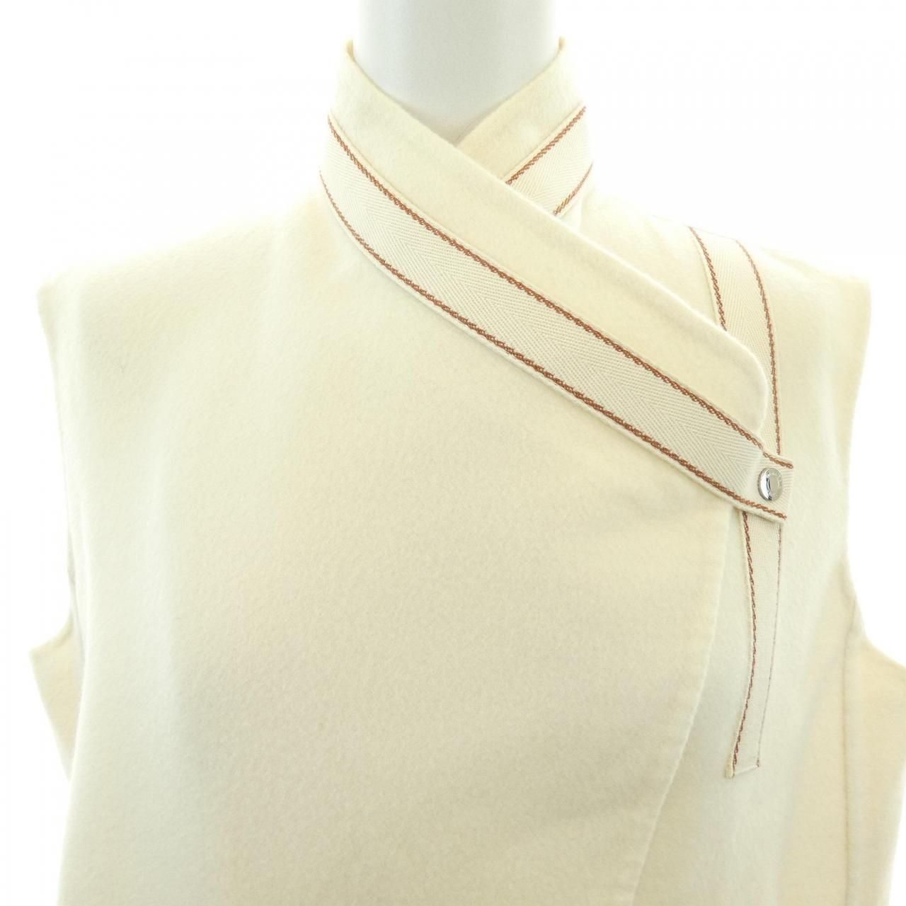 Hermes Long Vest White — view 5