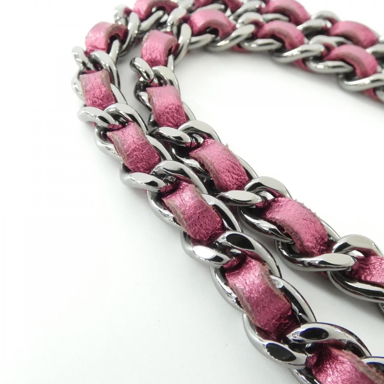 Chanel Line Chain Shoulder Bag Pink — view 6