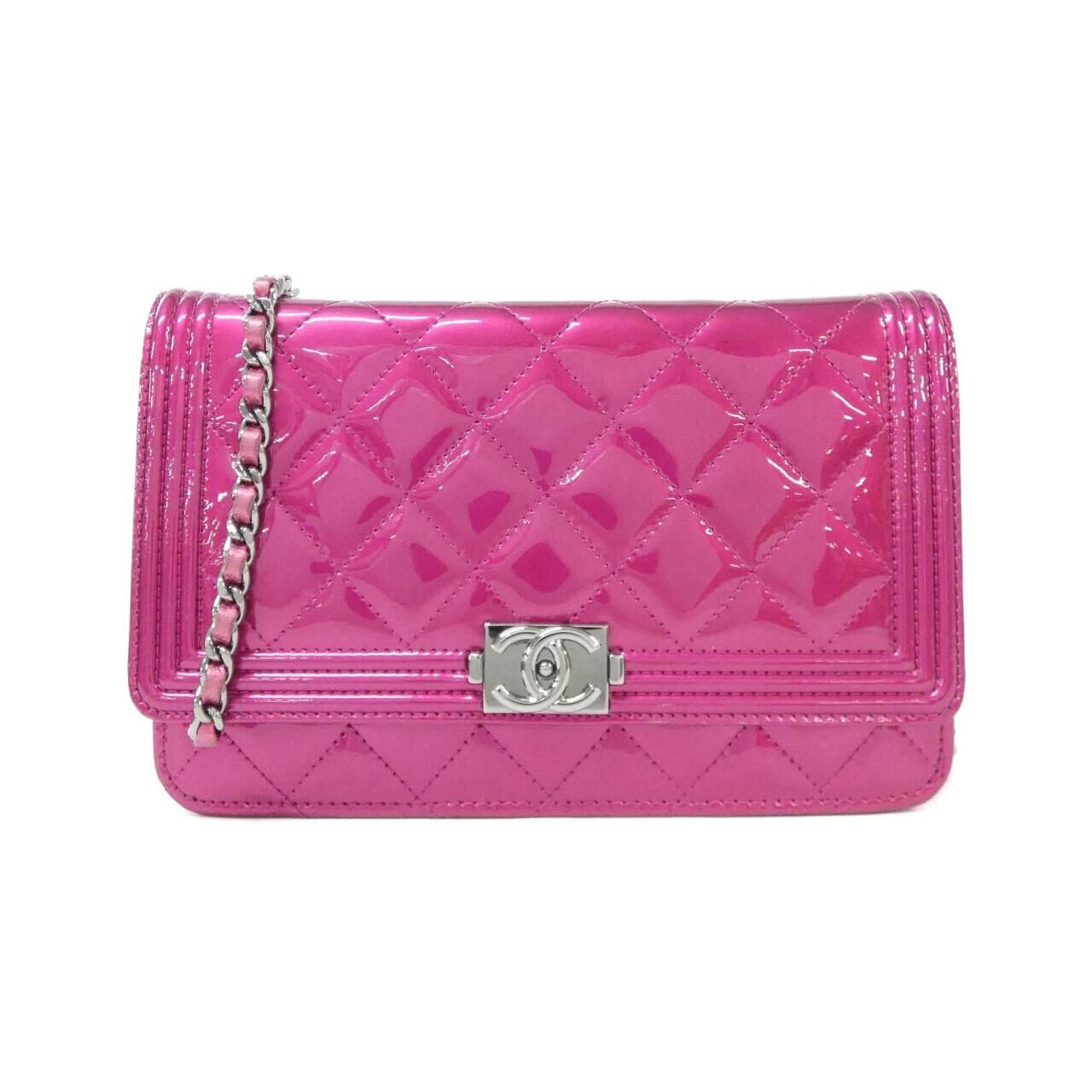 Chanel Line Chain Shoulder Bag Pink