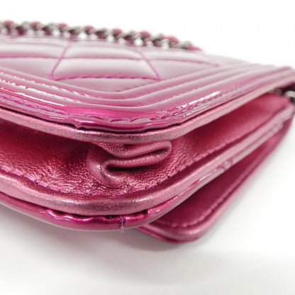 Chanel Line Chain Shoulder Bag Pink — view 4
