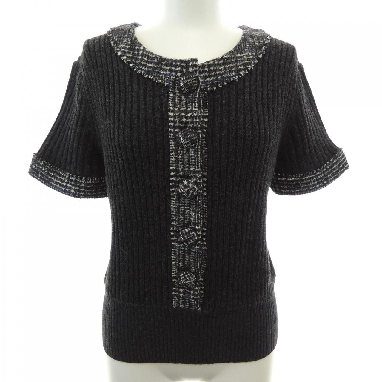 Chanel Knit Sweater Black