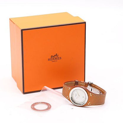 Hermes and Ahne Quartz White Dial Watch — view 5