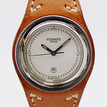 Hermes and Ahne Quartz White Dial Watch
