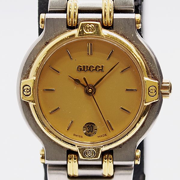 Gucci Quartz Gold Dial Watch
