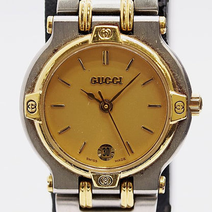 Gucci Quartz Gold Dial Watch