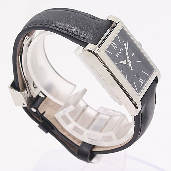 Gucci Box Timeless Rectangle 138.5 Quartz Black Dial Watch — view 2